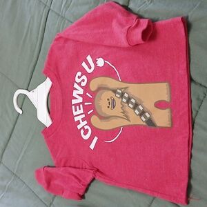 12 month chewbacca valentines top